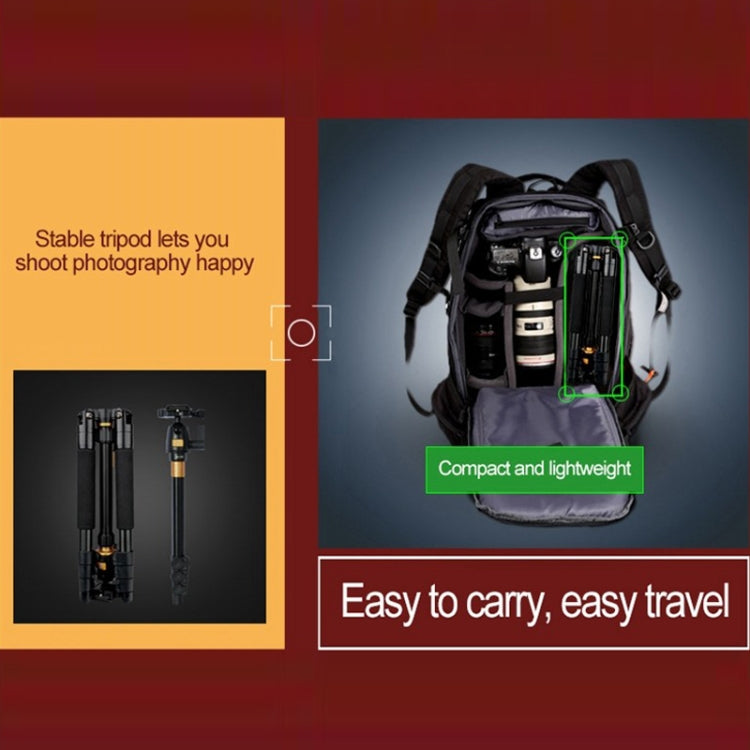 Q555鋁合金單反相機扳扣式旅行三腳架支架