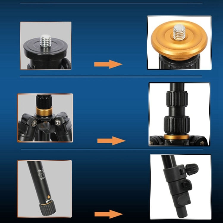 Q555鋁合金單反相機扳扣式旅行三腳架支架