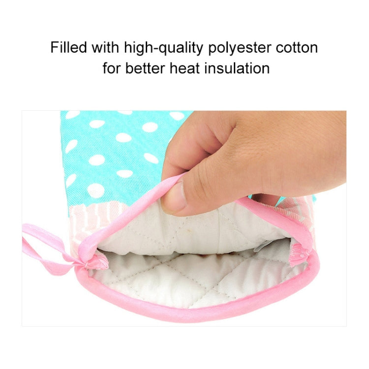 2件一賣 微波爐專用隔熱手套 加厚耐高溫防燙廚房烘焙手套