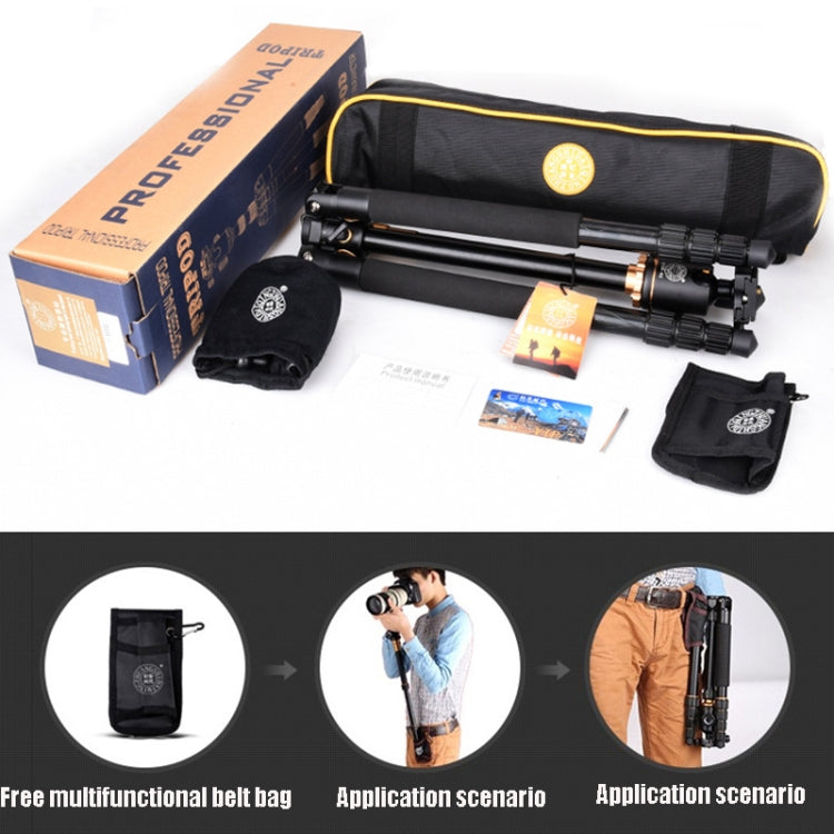 Q999H 中軸橫置三腳架觀鳥雲台俯拍L架微距橫臂攝相機支架