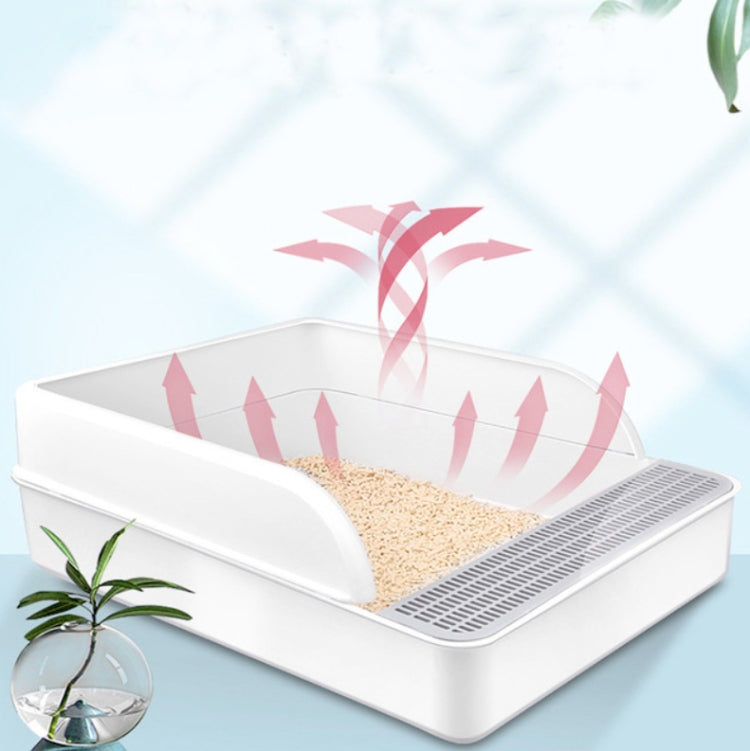 貓砂盆半封閉式方形屎盆寵物廁所