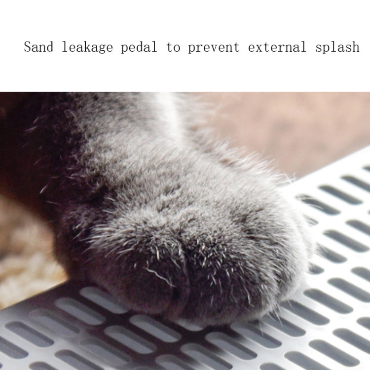 貓砂盆半封閉式方形屎盆寵物廁所