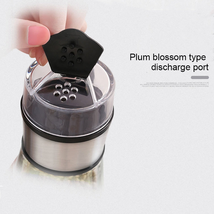 按壓式控鹽瓶 廚房家用密封防潮計量罐套裝