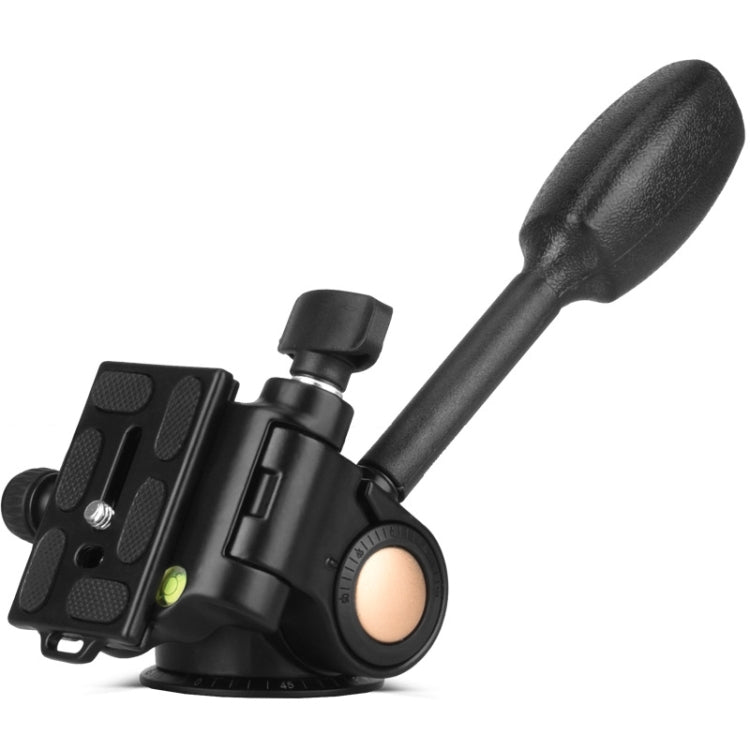 Ｑ08雲台三維阻尼手柄雲台 全景刻度水平金屬三腳架雲台