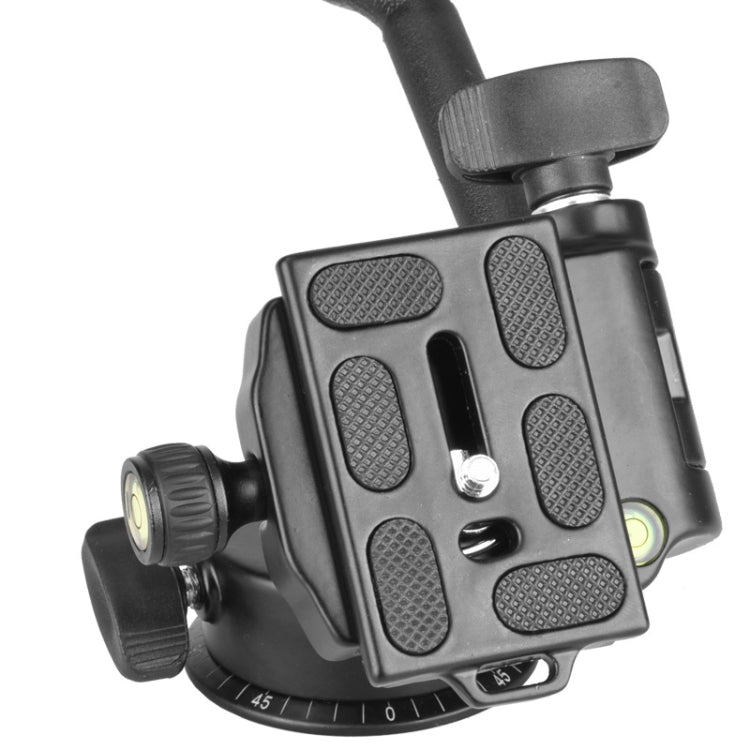 Ｑ08雲台三維阻尼手柄雲台 全景刻度水平金屬三腳架雲台