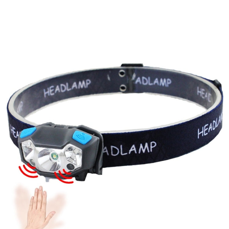 USB充電防水感應頭燈戶外釣魚燈