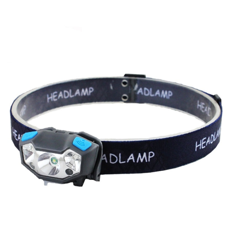 USB充電防水感應頭燈戶外釣魚燈