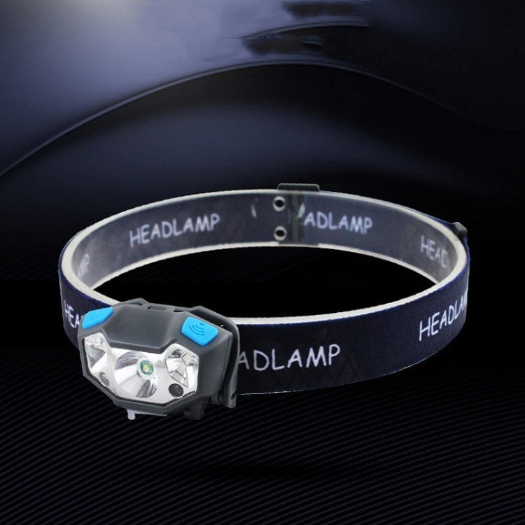 USB充電防水感應頭燈戶外釣魚燈