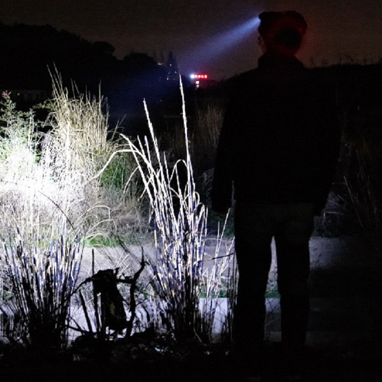 USB充電防水感應頭燈戶外釣魚燈