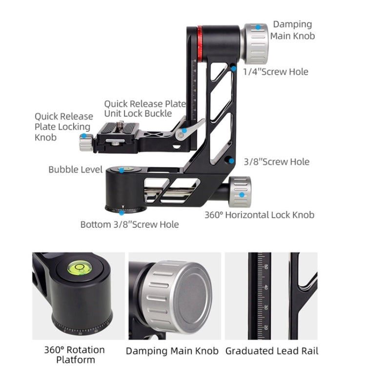 喜樂途 XGH3觀鳥長遠焦大炮鏡頭全鏤空超輕攝影單反懸臂雲台