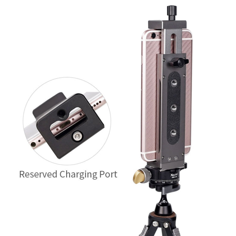 喜樂途 XJ15桌面全金屬平板電腦手機直播支架固定夾