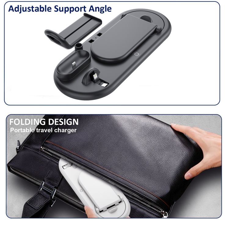 HQ-UD20 手機手錶多功能充電支架無線充電器 適用於Phones & Apple Watch & Airpods