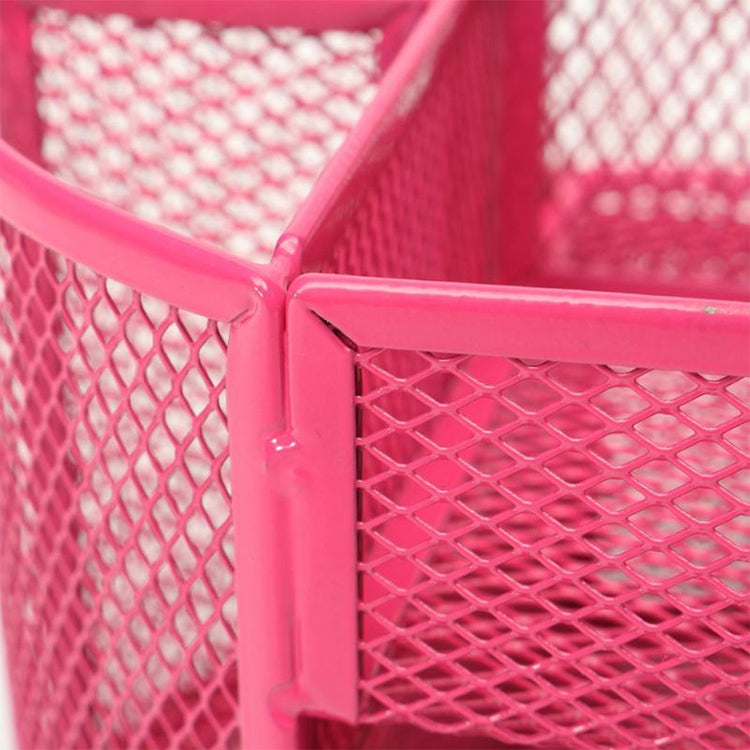 桌面收納盒9ge金屬網格辦公筆筒