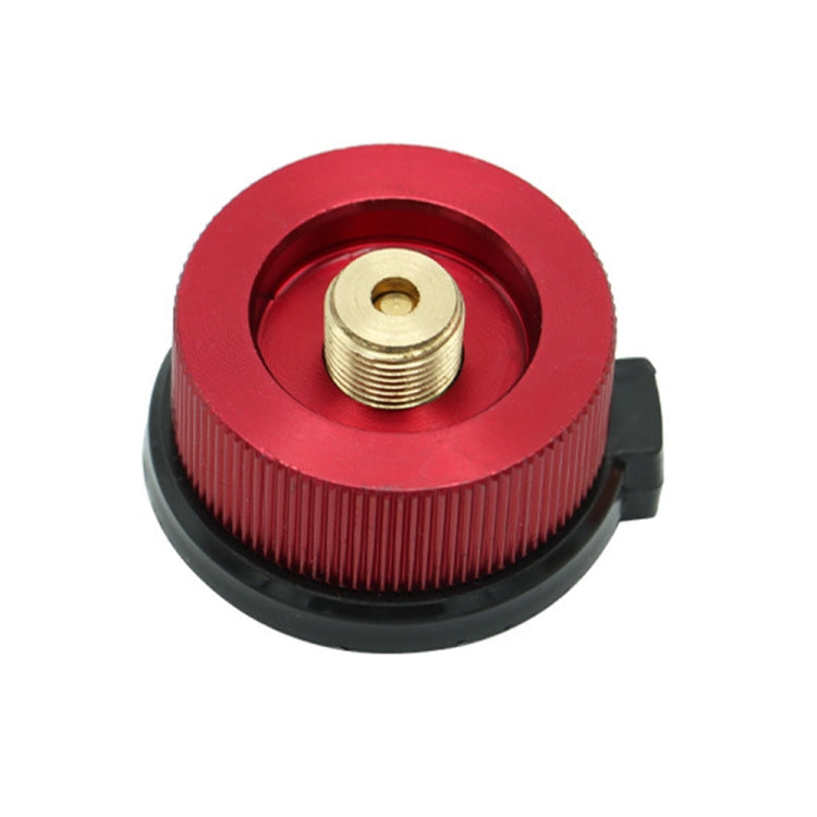 2件戶外野營遠足爐燃燒器適配器分體式爐轉換器連接器自動斷開氣筒油箱缸適配器