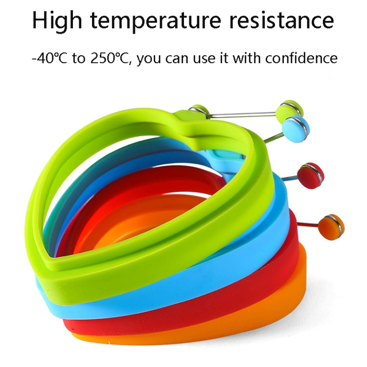 10個一賣 食品級硅膠心形煎蛋器 煎餅模荷包蛋模具