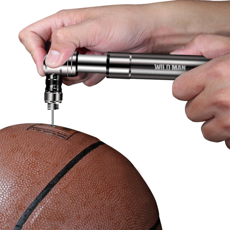 WILD MAN 山地公路車便攜打氣筒 美法嘴通用自行車打氣筒 迷你籃球足球氣筒
