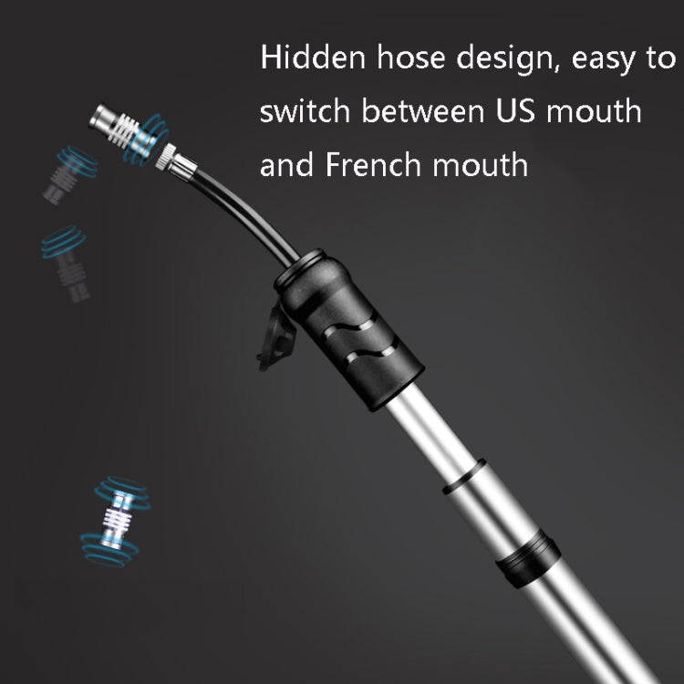 WILD MAN 高壓山地公路車便攜自行車打氣筒 美法嘴通用迷你籃球氣筒