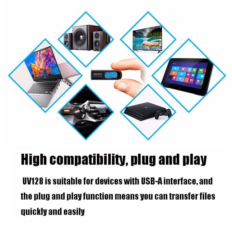 威剛 UV128 車載音箱辦公存儲U盤