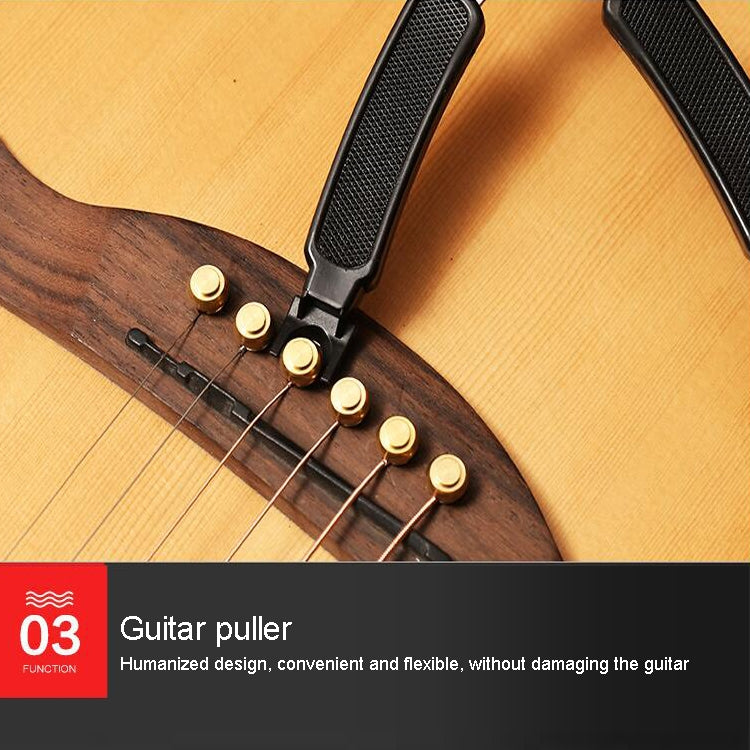 吉他換弦工具套裝剪弦器卷弦上弦三合一鉗吉它配件