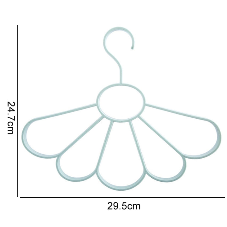 兩個一賣平原風花瓣圍巾衣架多功能風扇衣架腰帶晾衣架