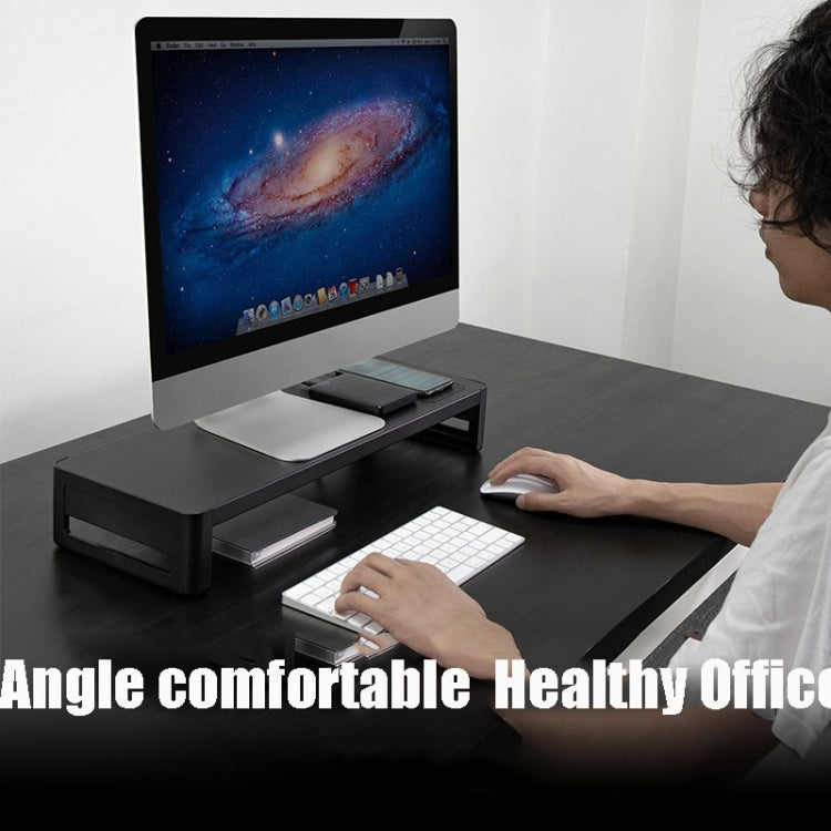 鹿為 電腦显示器增高架台式屏桌面收納底座