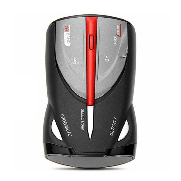 12V 激光反雷達車載探測器 360度LED显示警用車速表 語音警報器