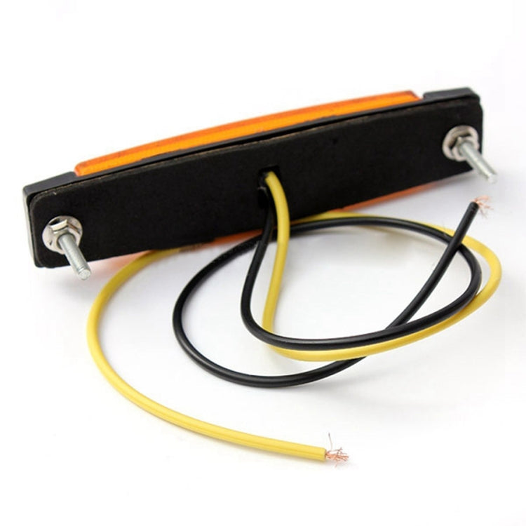 4件一賣 12V 6 燈珠 汽車巴士卡車貨車外側標誌燈 LED拖車指示燈后側燈