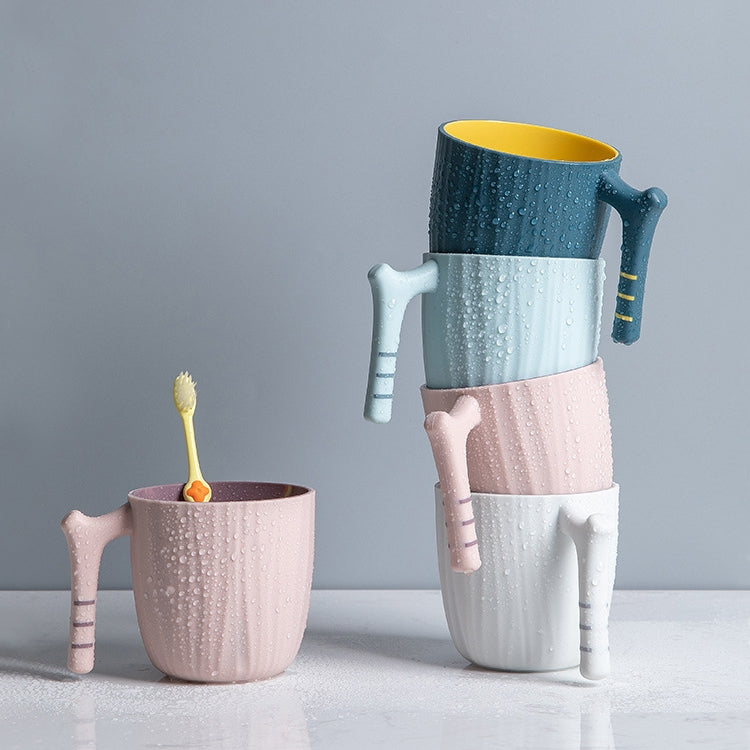 簡約家用漱口杯帶手柄創意洗漱杯