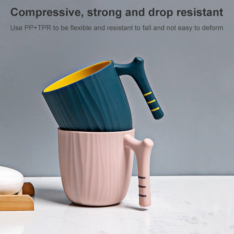 簡約家用漱口杯帶手柄創意洗漱杯