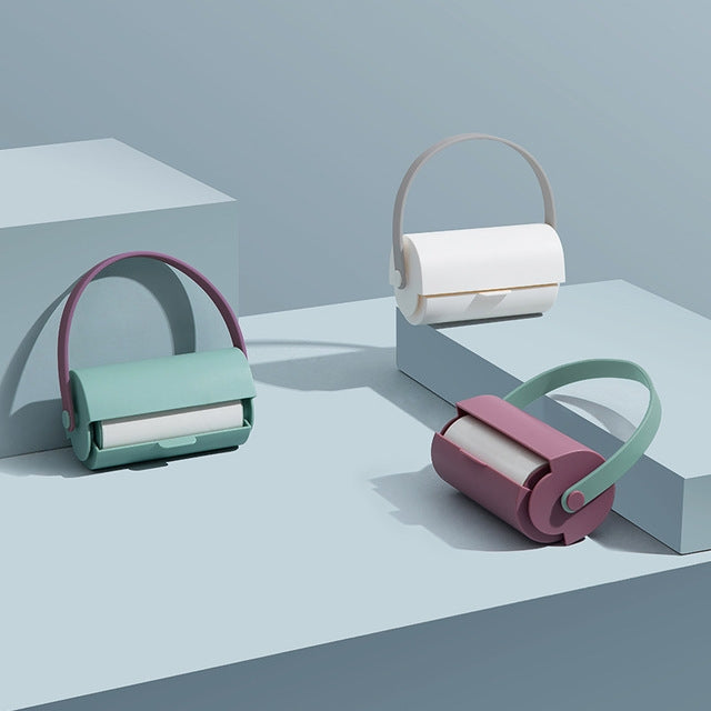 掛繩滾筒粘毛器衣服便捷除塵刷