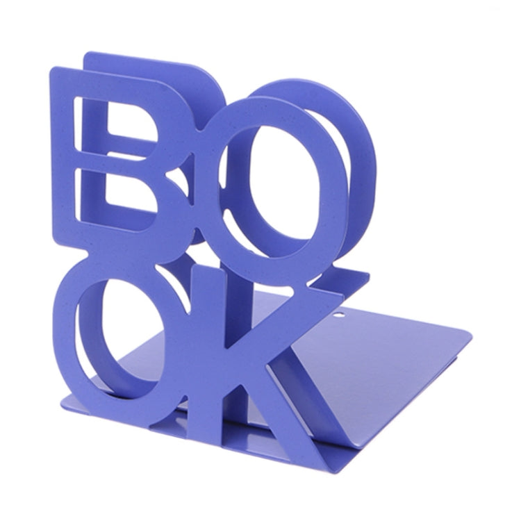 字母形狀鐵金屬書擋 支撐架 書本桌面支架