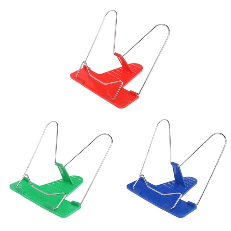 可調節角度金屬書架可摺疊便攜式文件書閱讀架