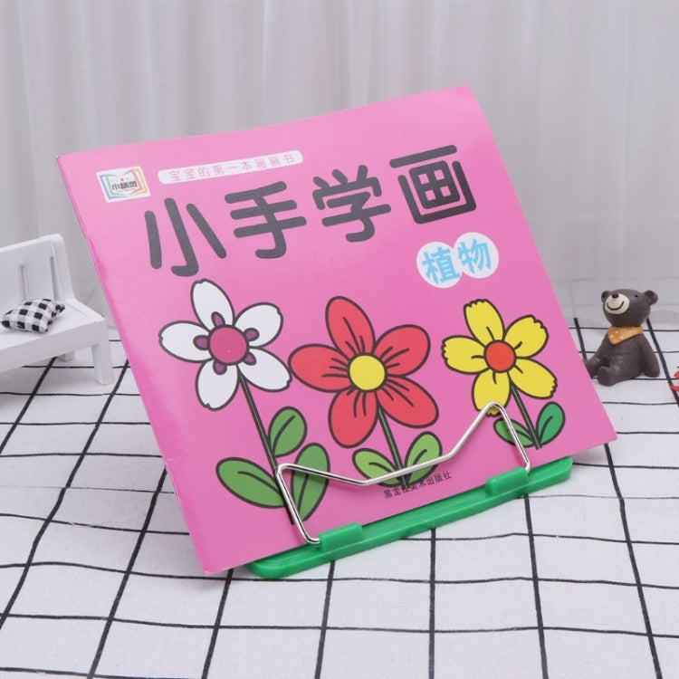 可調節角度金屬書架可摺疊便攜式文件書閱讀架