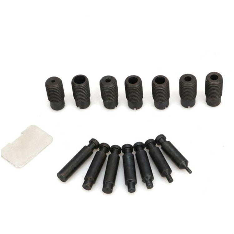 16合一 不銹鋼銅鋁條鐵皮皮革塑料手動打孔鉗打孔機套裝