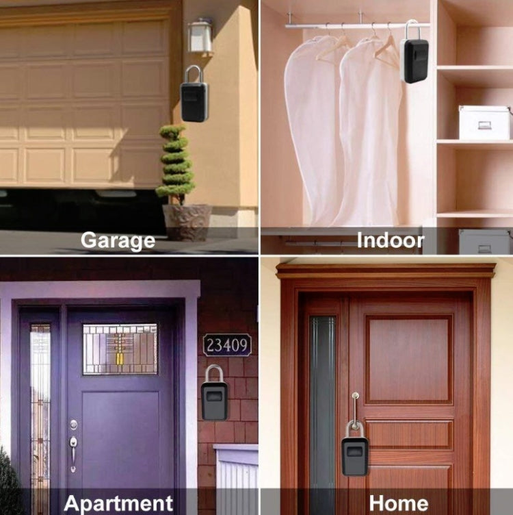 密碼鑰匙盒壁掛式金屬箱密碼盒戶外鑰匙防盜儲存盒