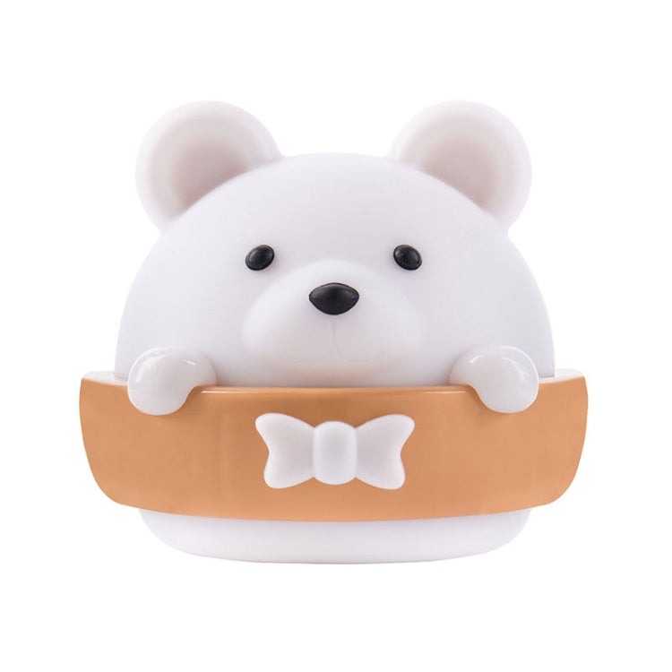 小熊遙控小夜燈床頭護眼夜光壁燈 三種燈光模式