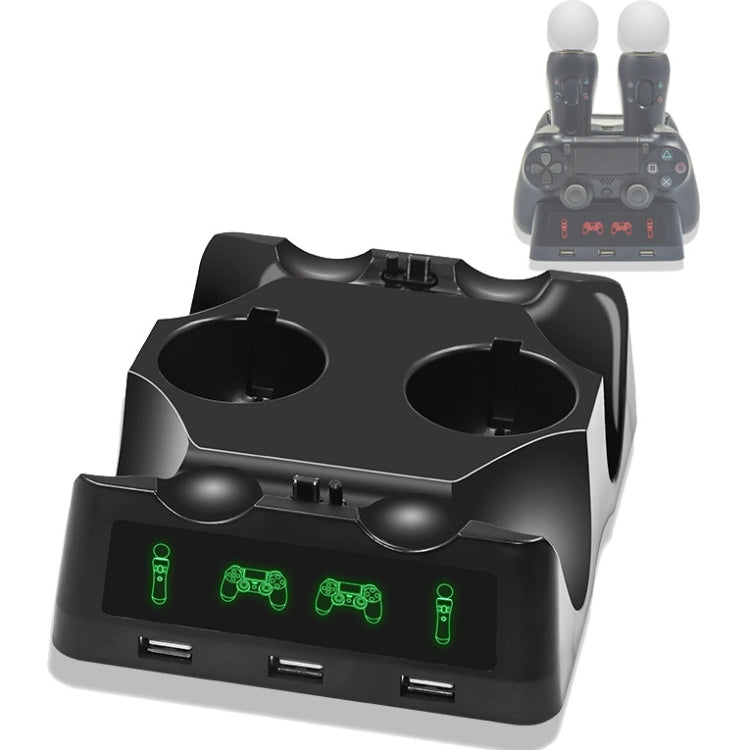 iPlay 適用於 PS4 / PS4 Move / PS VR遊戲手柄充電器