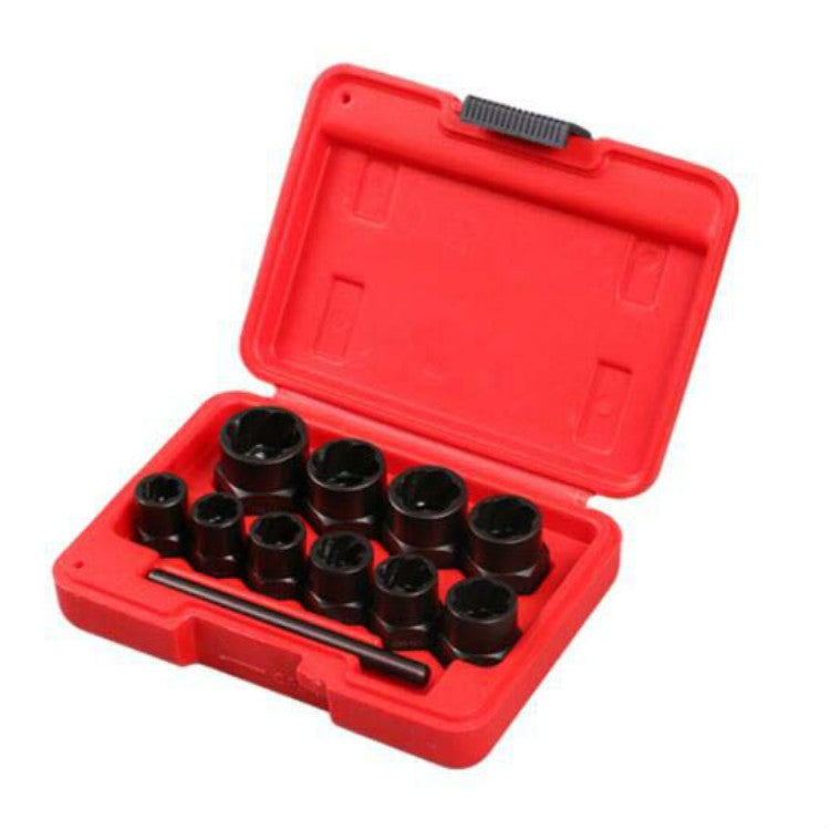 11件/套賣 受損螺母拆除工具防腐蝕滑牙螺帽取出器