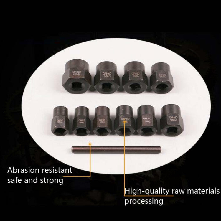 11件/套賣 受損螺母拆除工具防腐蝕滑牙螺帽取出器