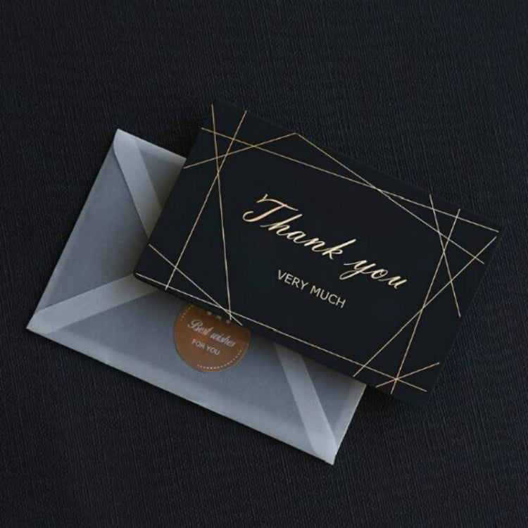 六個一賣創意商務燙金感恩生日賀卡