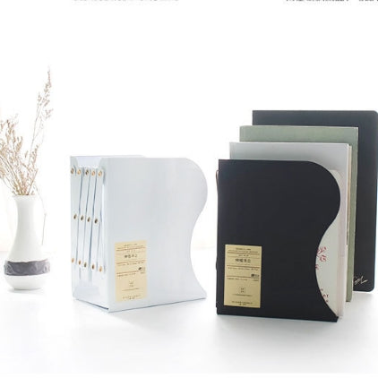 自由調整書li架大型金屬書擋書桌支架書籍禮品文具