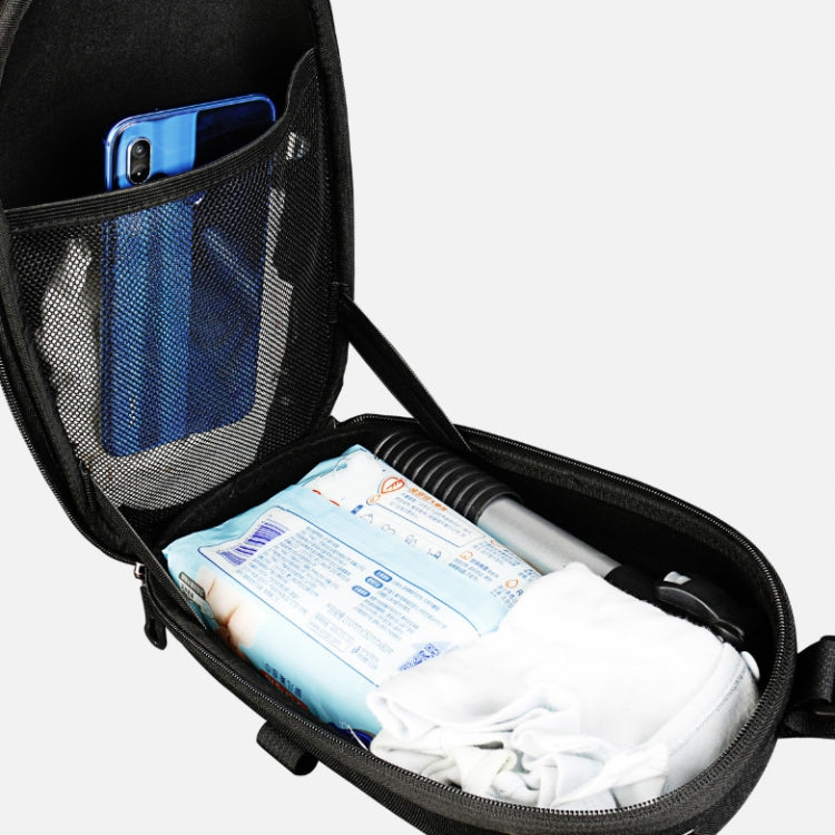 適用於小米九號電動滑板車 PU皮防水EVA硬殼包電動摺疊車車頭掛包