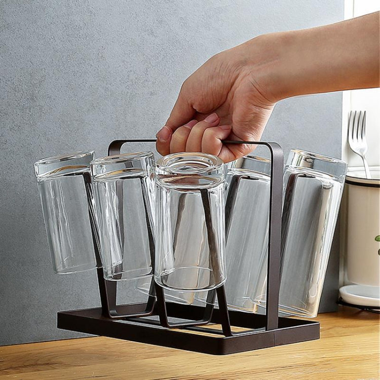 家居生活用品 鐵藝水倒掛瀝水杯架子 廚房杯子架