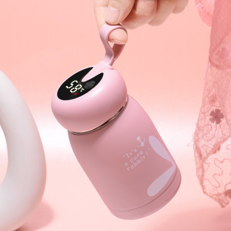 卡通保溫杯智能測溫變色显示溫度水杯情侶兒童學生杯子