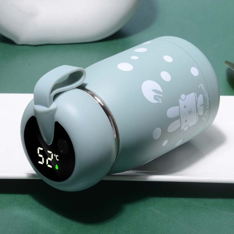 卡通保溫杯智能測溫變色显示溫度水杯情侶兒童學生杯子