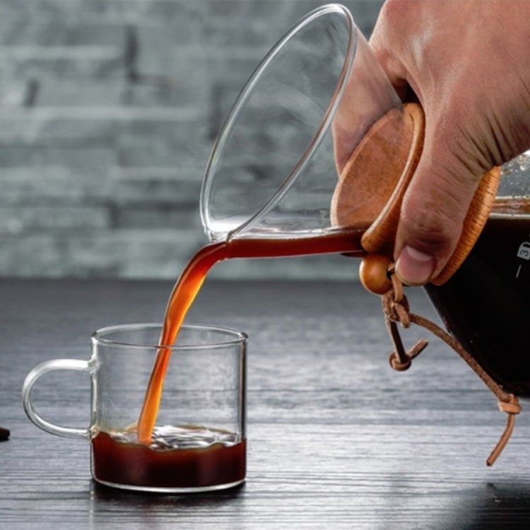 手沖咖啡壺耐高溫400毫升玻璃咖啡壺