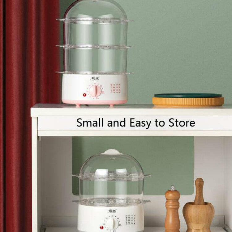 LINGRUI定時迷你多功能煮蛋器自動斷電家用早餐機 國標