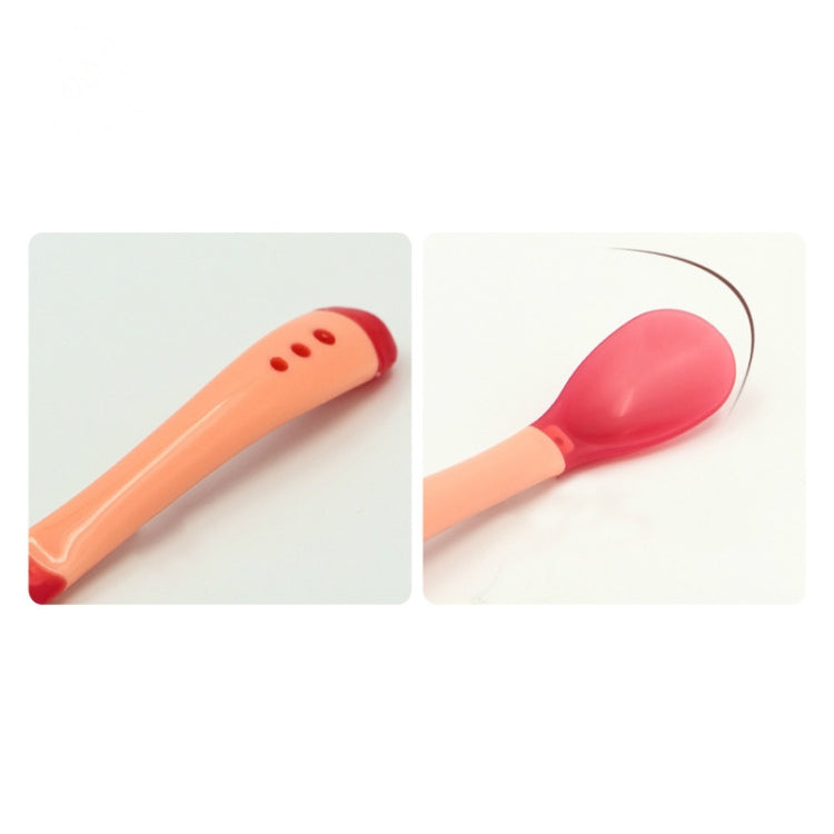 3套兒童餐具嬰兒學習菜用吸盤輔助食物碗溫度感應勺子