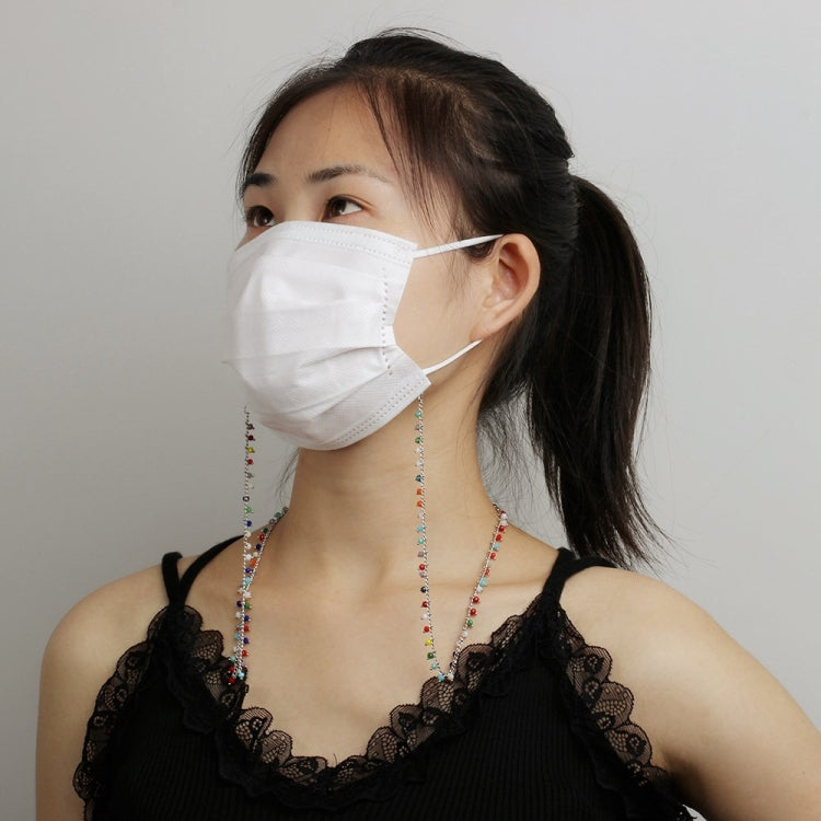 口罩掛繩手工鏈口罩防丟輔助掛鏈眼鏡鏈