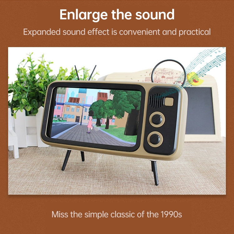 復古桌面懶人直播電視手機支架 適用於4.7~6.2寸显示屏手機